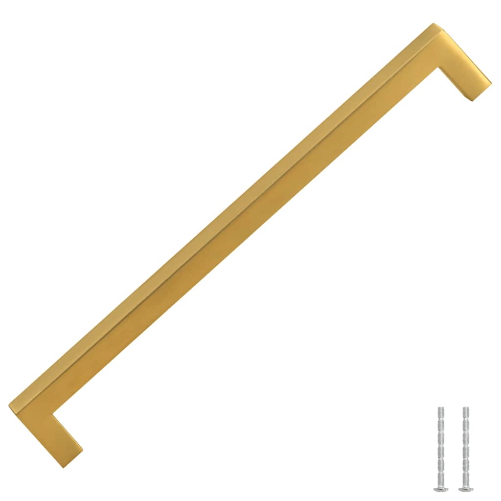 Möbelgriffe 5 Stk. Golden 224 mm Edelstahl