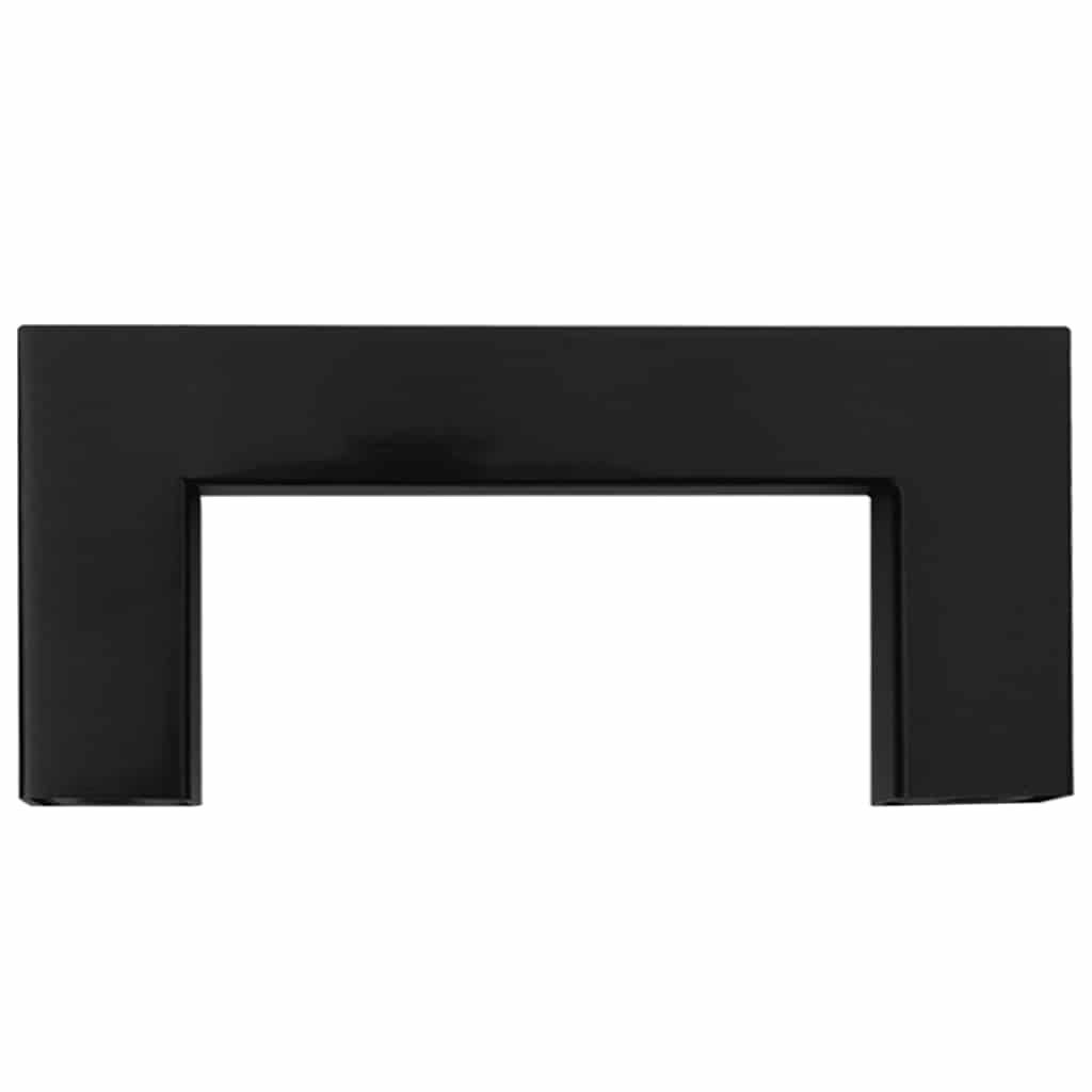 Möbelgriffe 10 Stk. Schwarz 64 mm Edelstahl