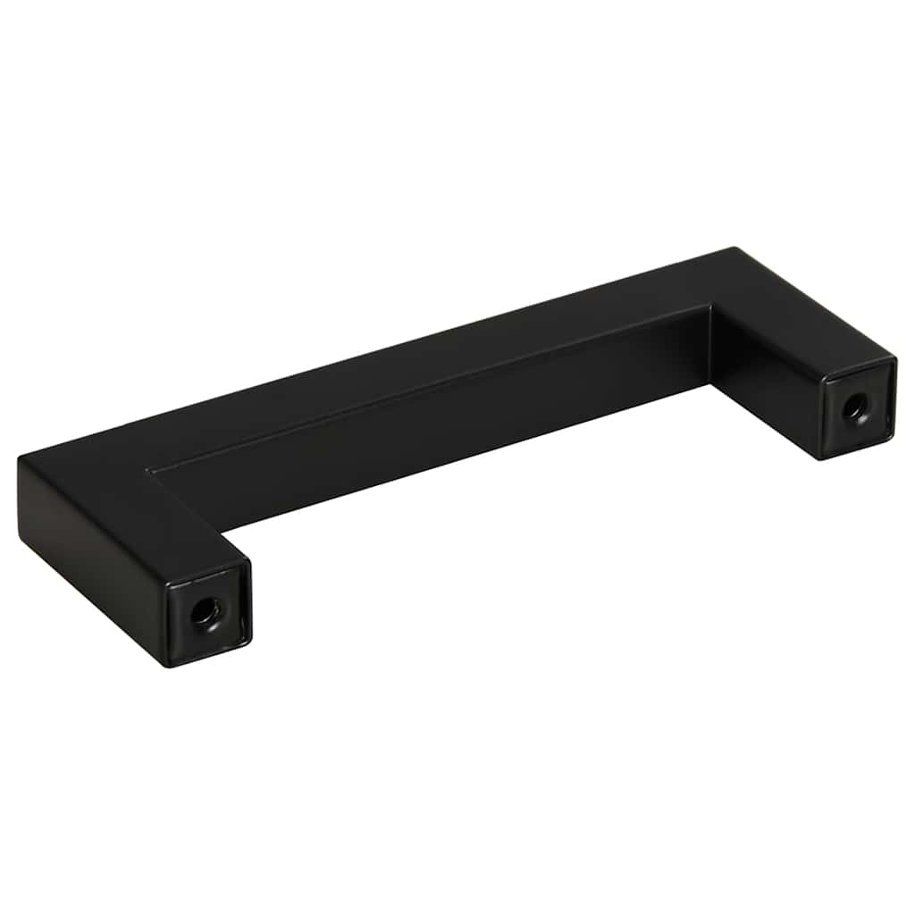 Möbelgriffe 10 Stk. Schwarz 96 mm Edelstahl