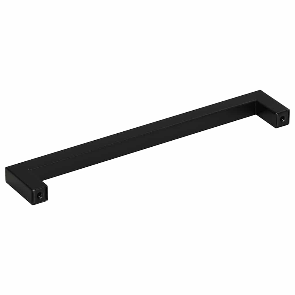 Möbelgriffe 5 Stk. Schwarz 192 mm Edelstahl