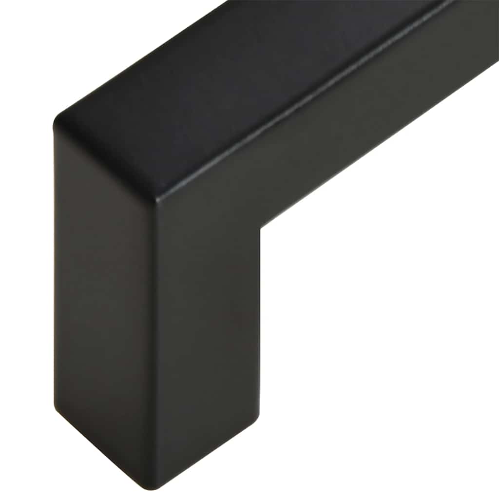 Möbelgriffe 5 Stk. Schwarz 192 mm Edelstahl