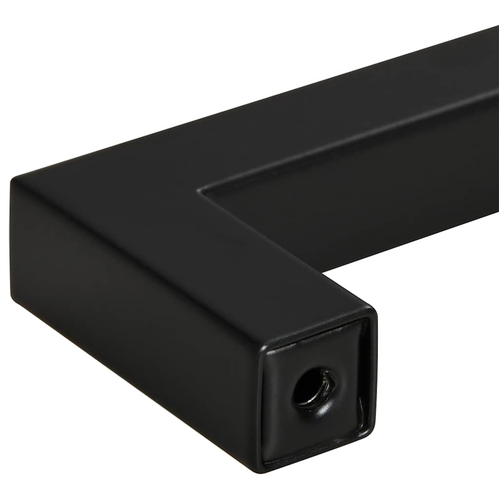 Möbelgriffe 5 Stk. Schwarz 224 mm Edelstahl