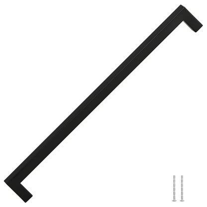 Möbelgriffe 5 Stk. Schwarz 320 mm Edelstahl