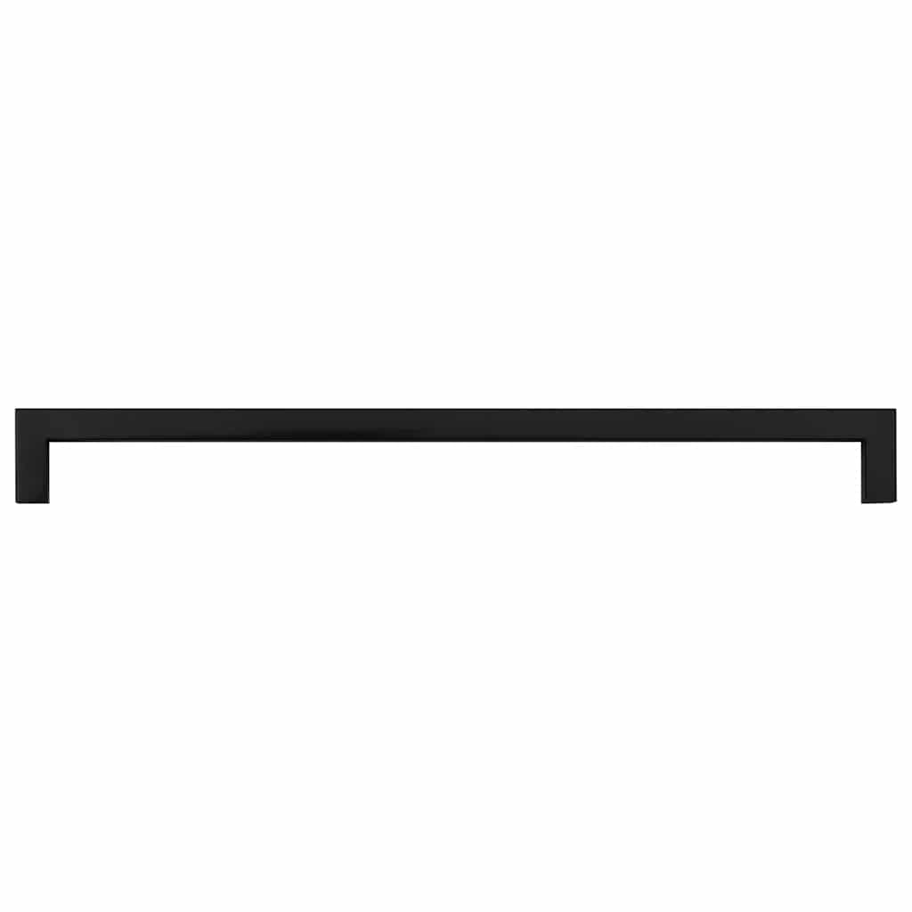 Möbelgriffe 5 Stk. Schwarz 320 mm Edelstahl