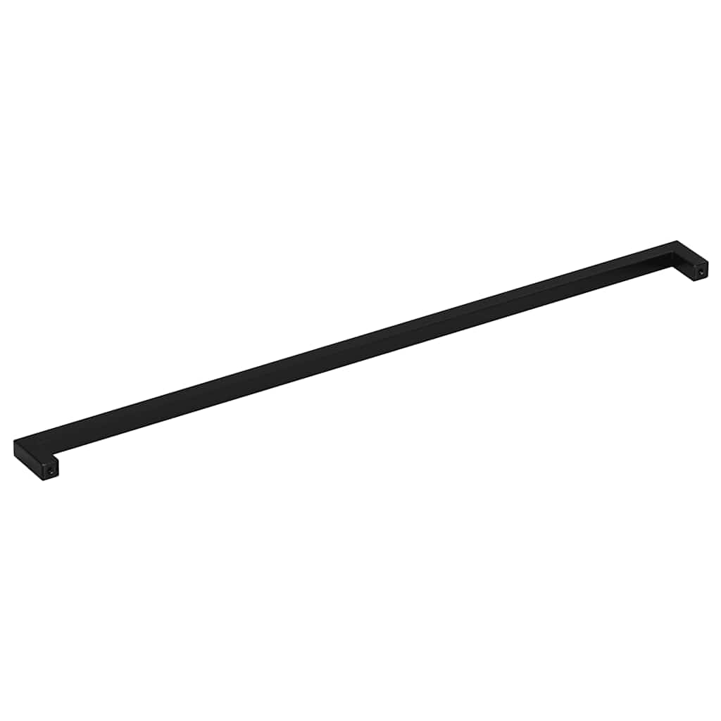 Möbelgriffe 5 Stk. Schwarz 480 mm Edelstahl