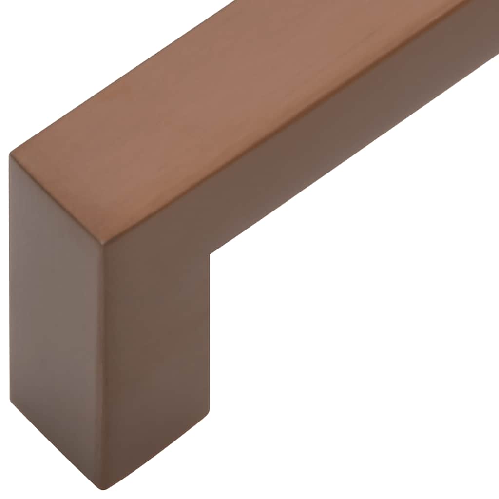 Möbelgriffe 10 Stk. Bronzen 64 mm Edelstahl
