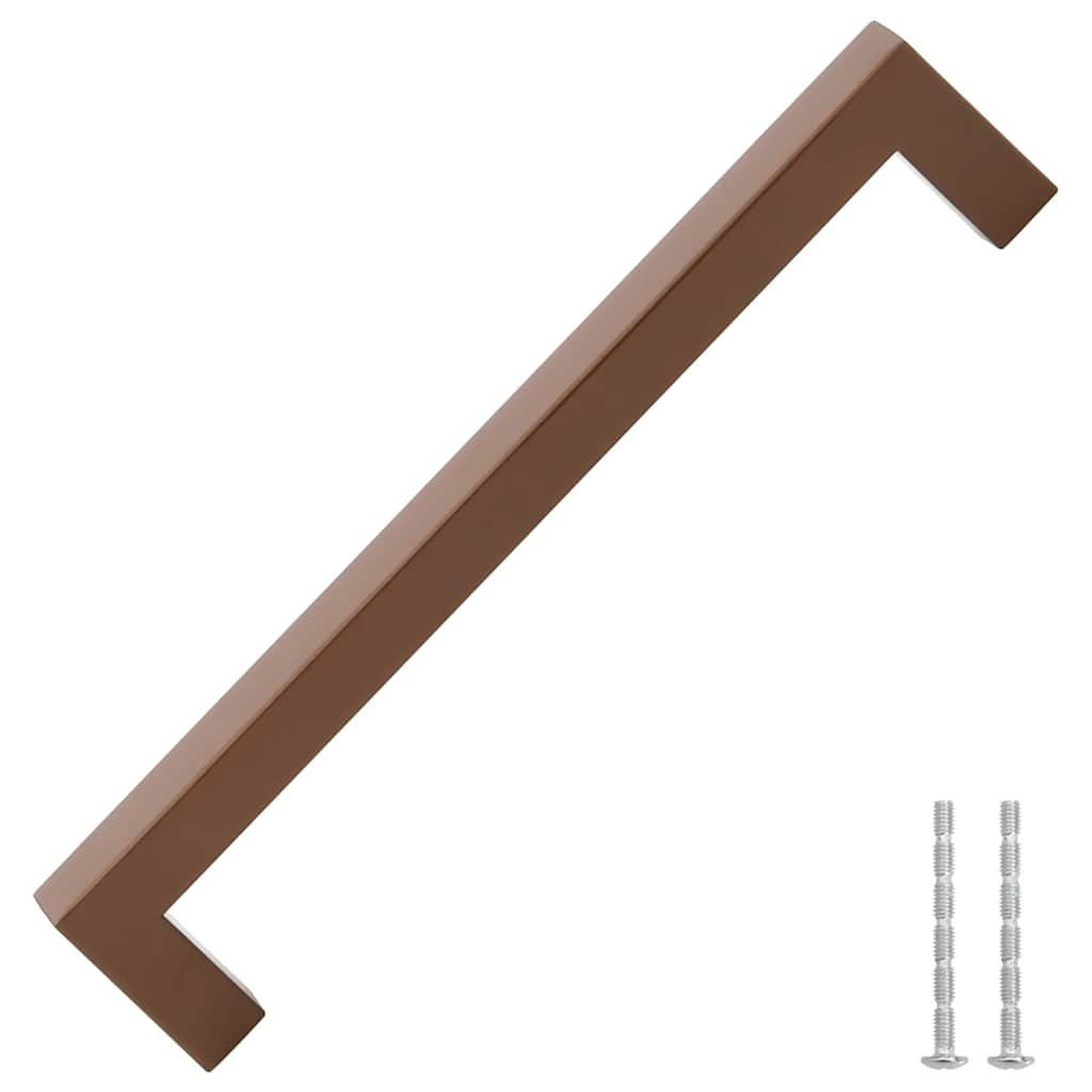 Möbelgriffe 5 Stk. Bronzen 192 mm Edelstahl