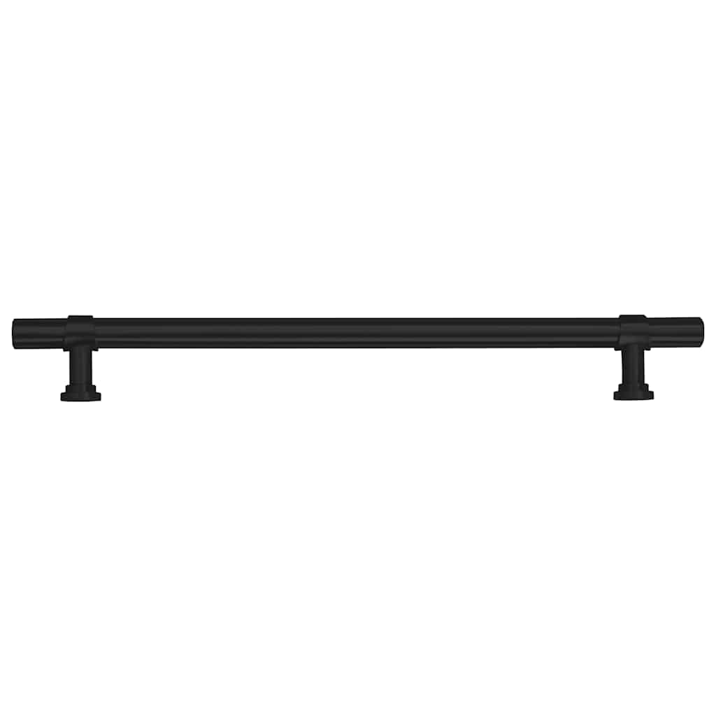 Möbelgriffe 5 Stk. Schwarz 192 mm Edelstahl