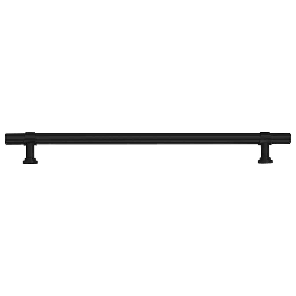 Möbelgriffe 5 Stk. Schwarz 224 mm Edelstahl