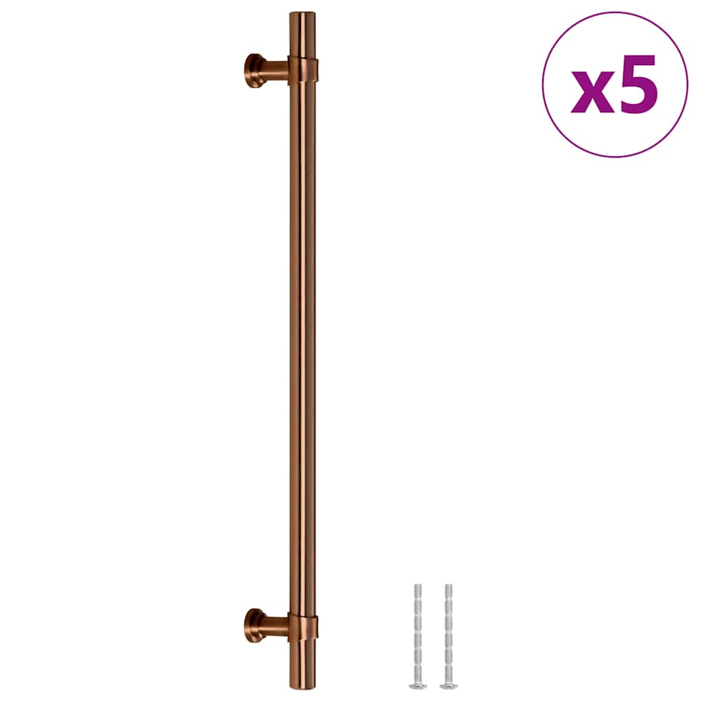 Möbelgriffe 5 Stk. Bronzen 224 mm Edelstahl