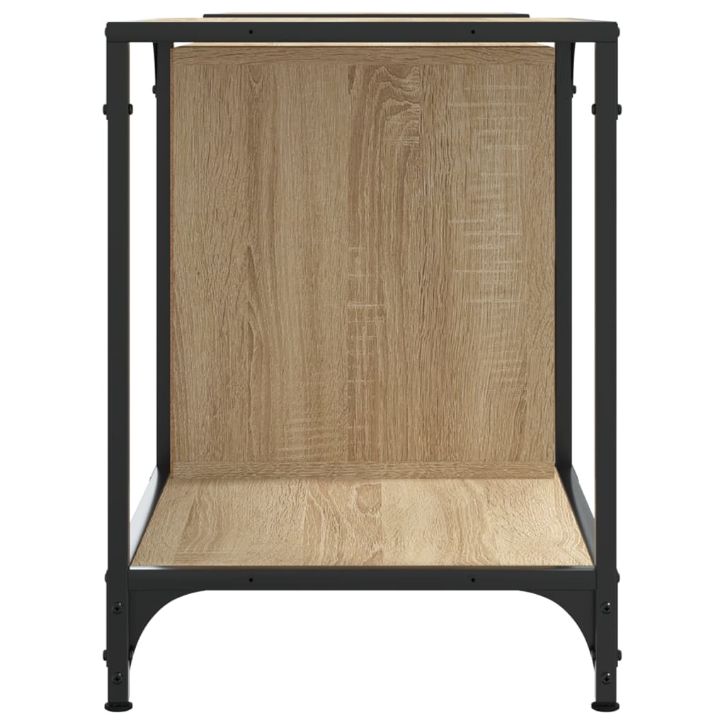 Meuble TV chêne Sonoma 153x37x50 cm matériau bois