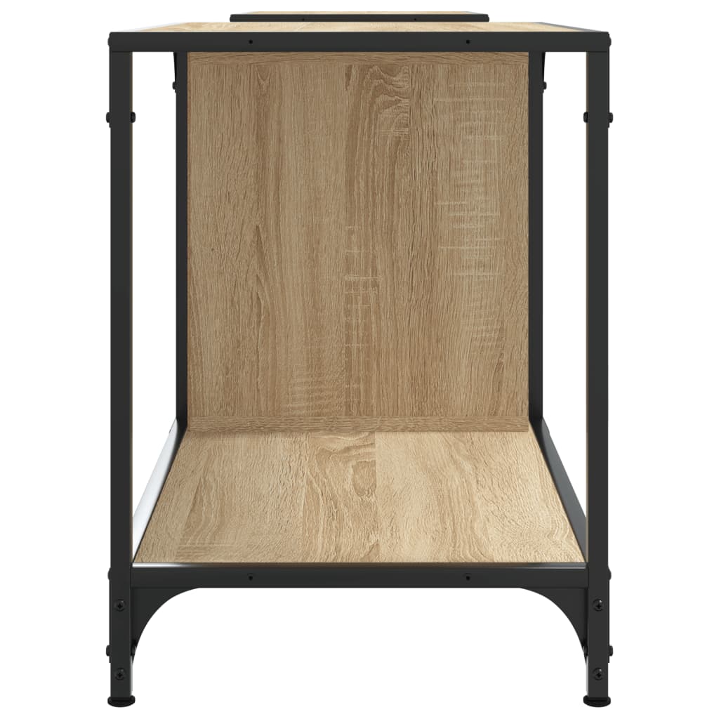 Meuble TV chêne Sonoma 203x37x50 cm matériau bois