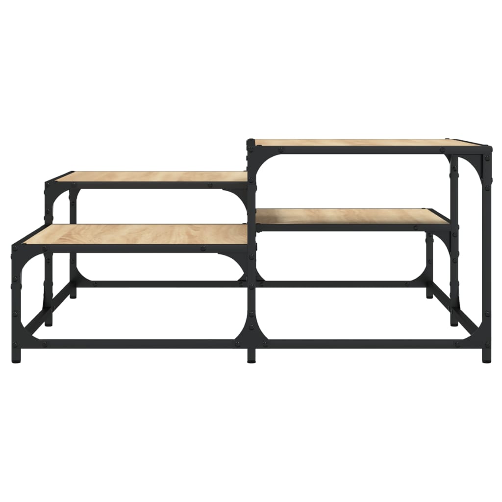 Table basse chêne Sonoma 87,5x87,5x40 cm en bois