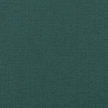 Sitzbank mit Rückenlehne Dunkelgrün 120x62x75,5 cm Stoff