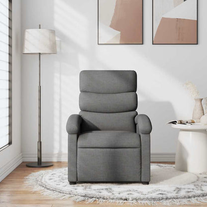 Relaxsessel Dunkelgrau Stoff
