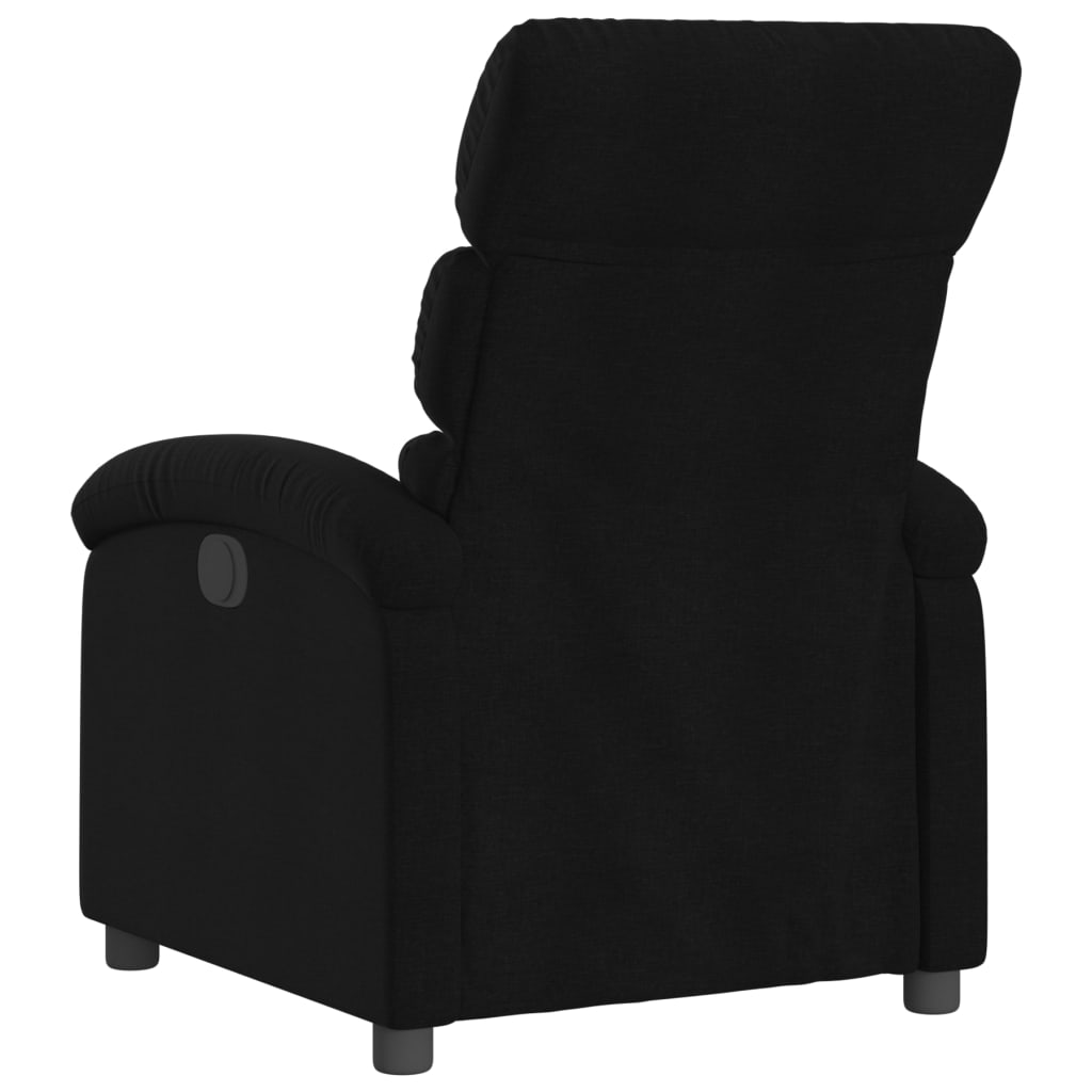 Fauteuil de relaxation tissu noir