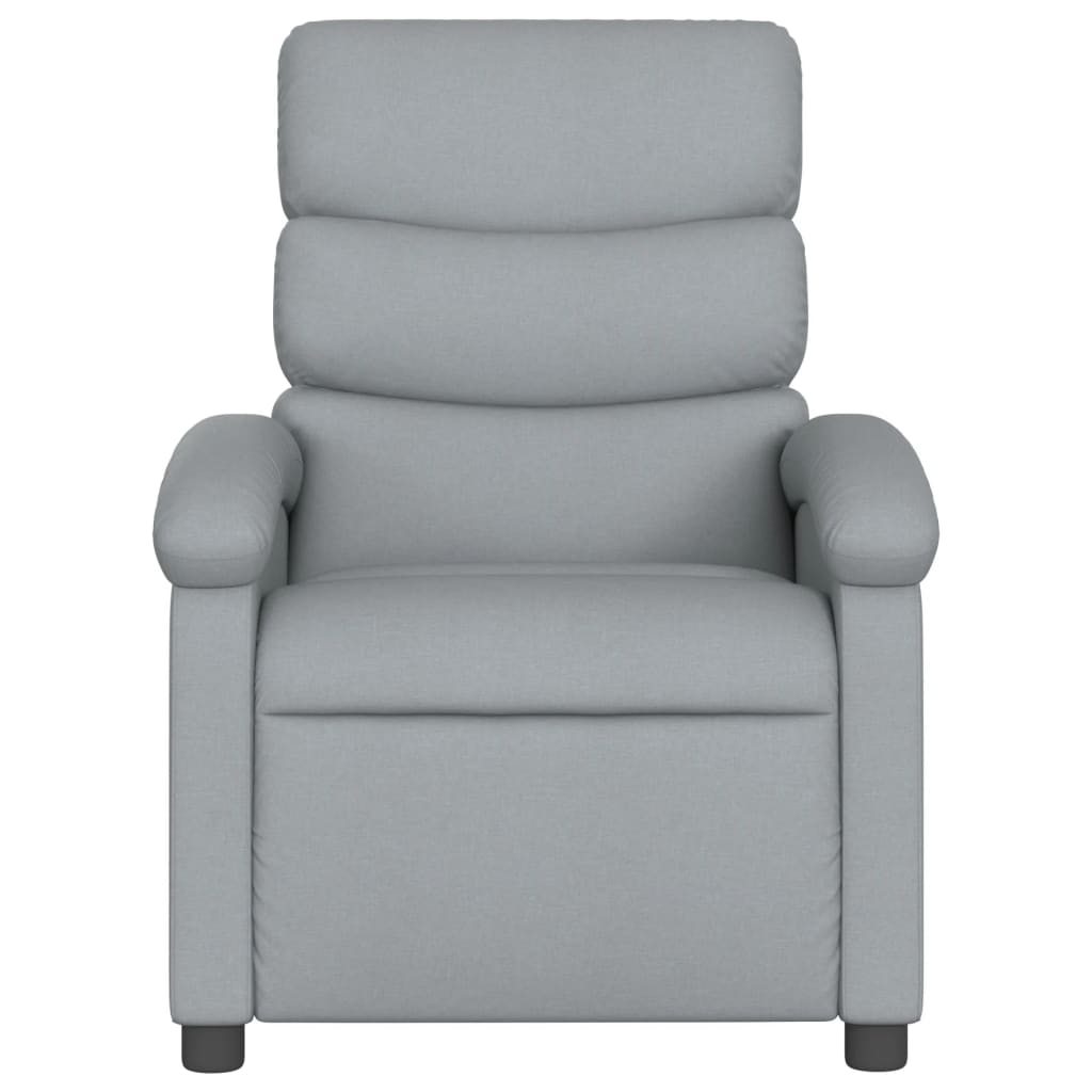 Fauteuil de massage tissu gris clair