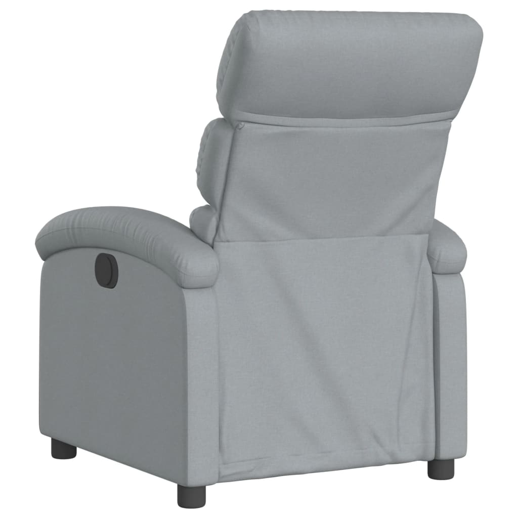 Fauteuil de massage tissu gris clair