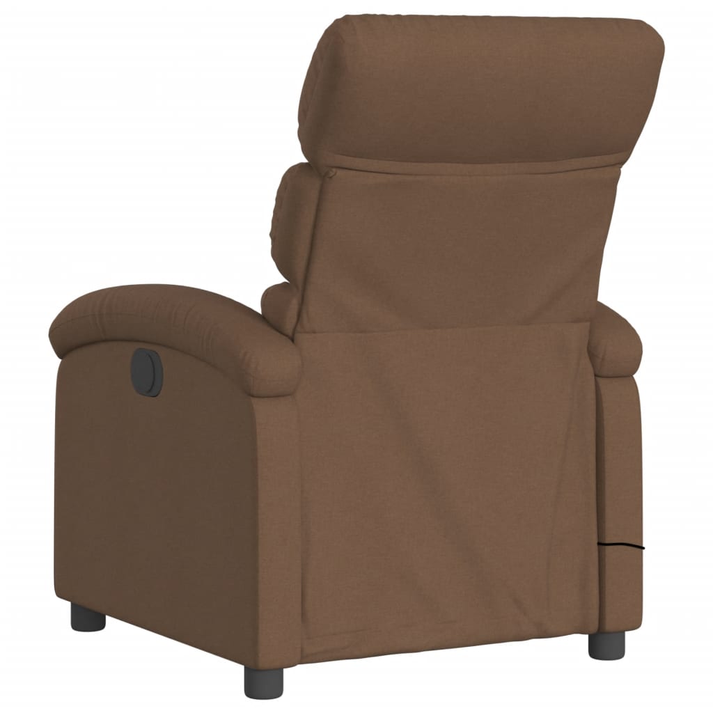 Fauteuil de massage tissu marron