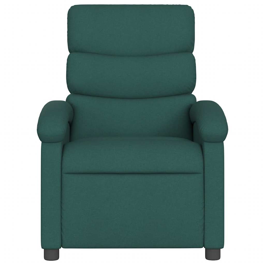 Fauteuil de massage tissu vert foncé
