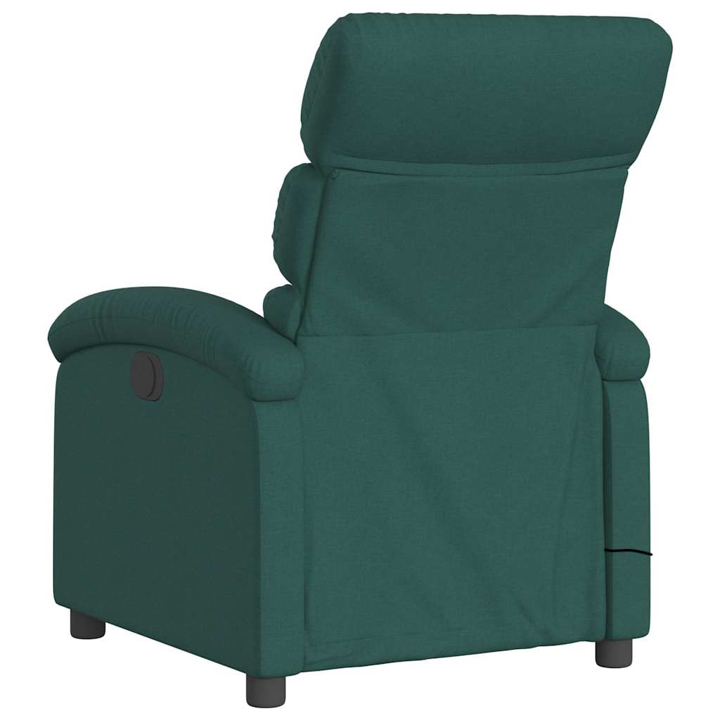 Fauteuil de massage tissu vert foncé