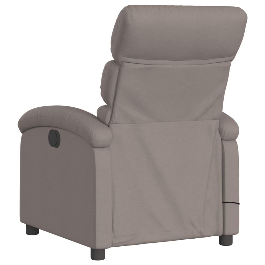 Fauteuil de massage tissu taupe