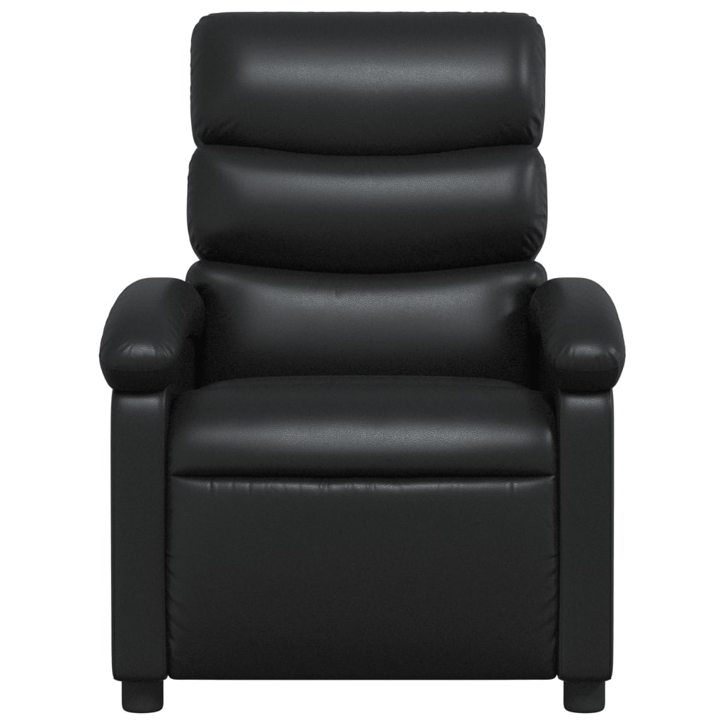 Fauteuil de massage simili cuir noir