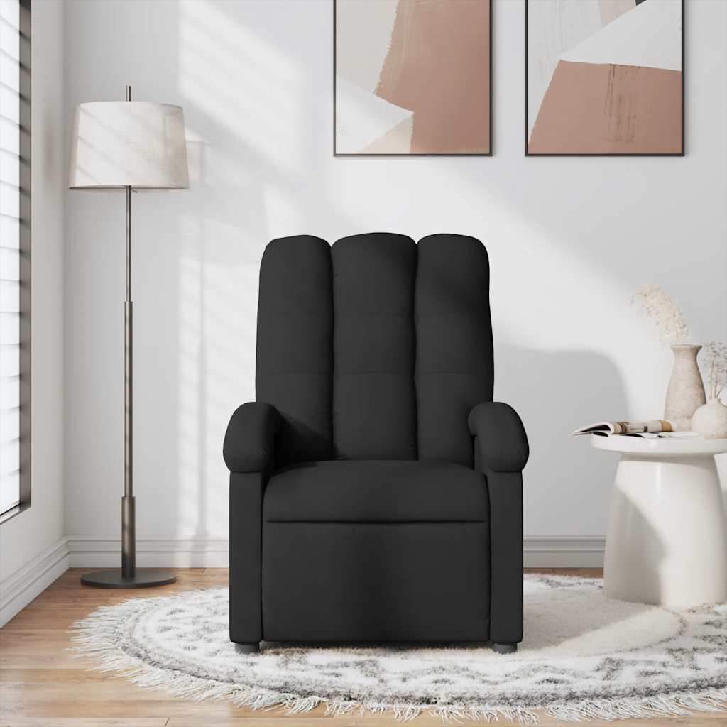 Fauteuil de massage tissu noir