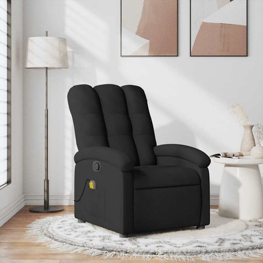 Fauteuil de massage tissu noir
