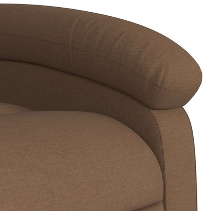 Massagesessel Braun Stoff