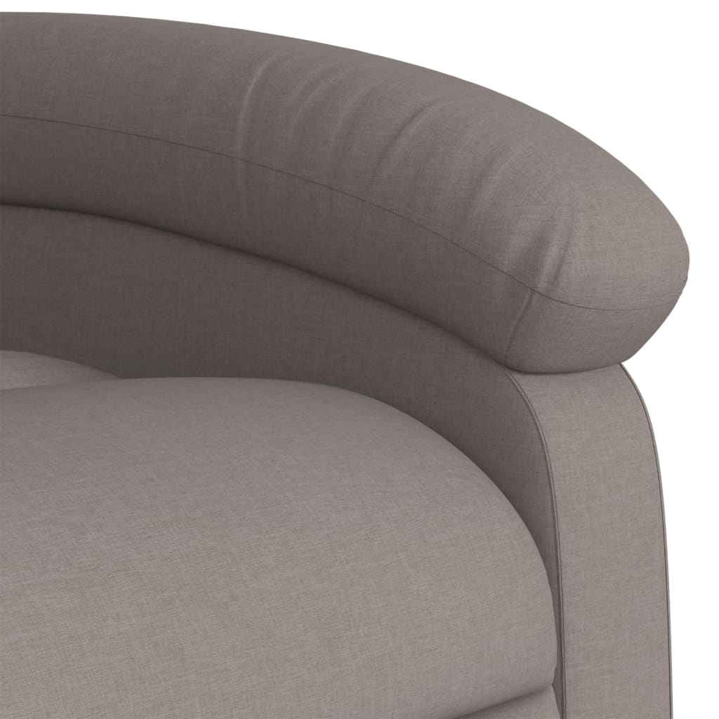 Fauteuil de massage tissu taupe