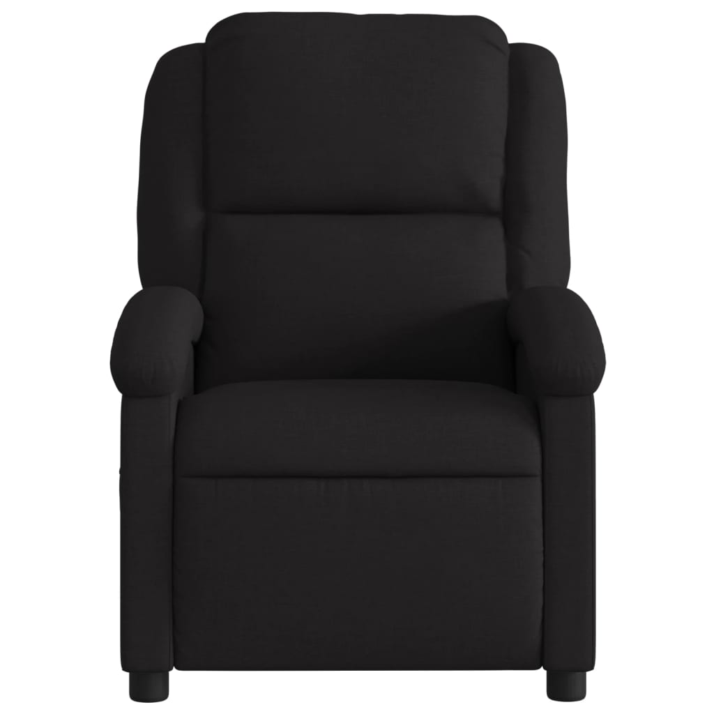 Fauteuil de relaxation tissu noir