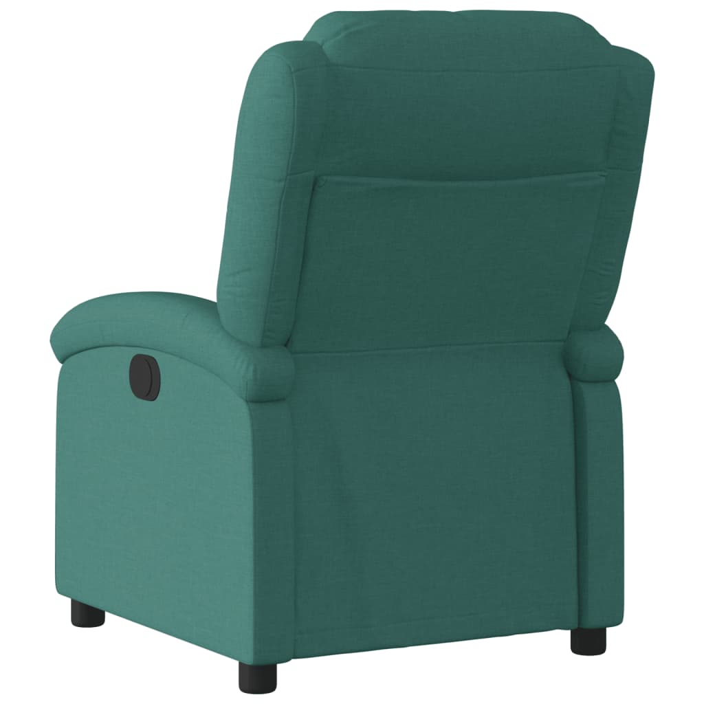 Fauteuil de relaxation tissu vert foncé