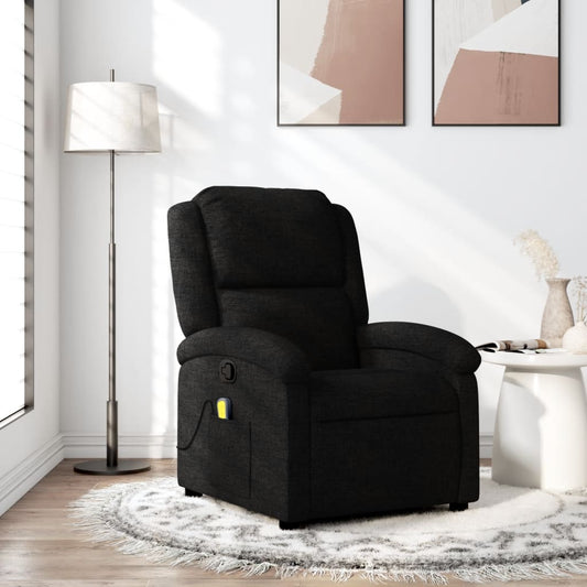 Fauteuil de massage tissu noir