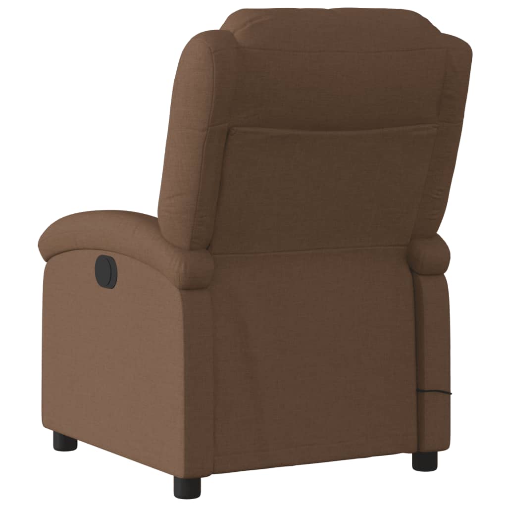 Fauteuil de massage tissu marron