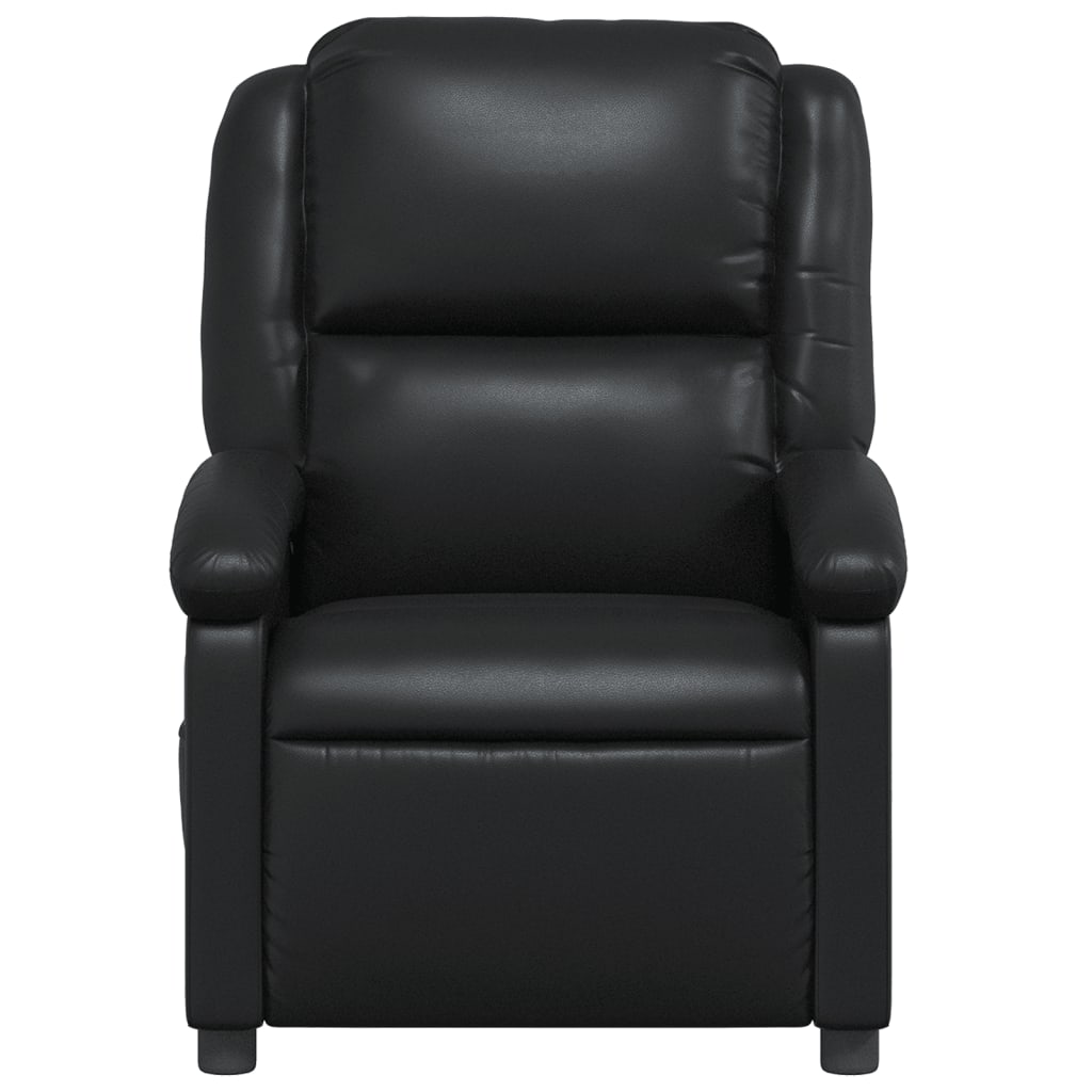 Fauteuil de massage simili cuir noir