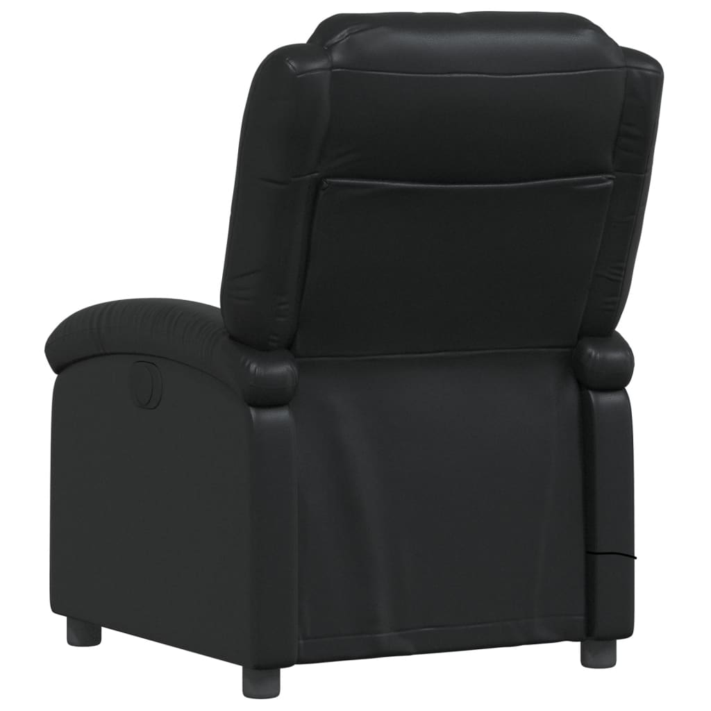 Fauteuil de massage simili cuir noir