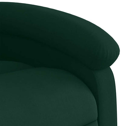 Relaxsessel Dunkelgrün Samt