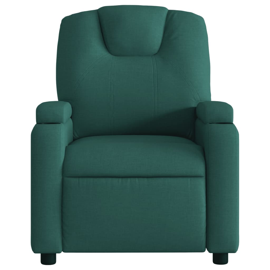 Fauteuil de massage tissu vert foncé