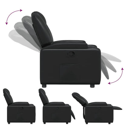 Relaxsessel Schwarz Kunstleder