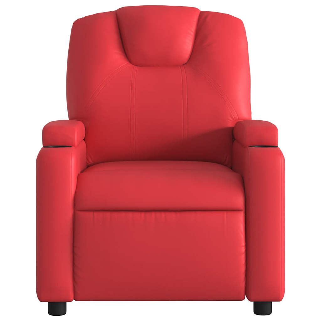 Massagesessel Rot Kunstleder