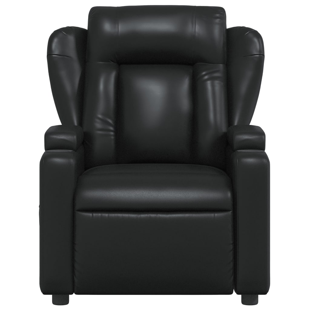 Fauteuil de massage simili cuir noir