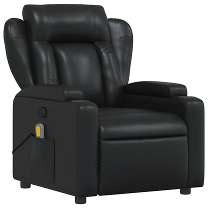 Massagesessel Schwarz Kunstleder