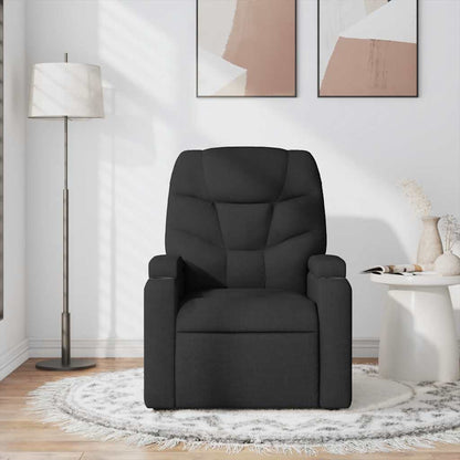 Massagesessel Schwarz Stoff