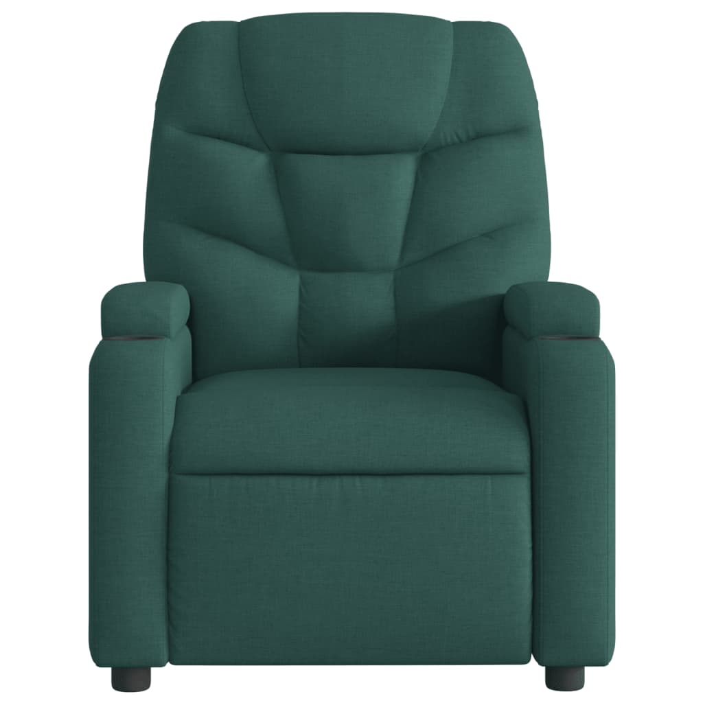 Fauteuil de massage tissu vert foncé