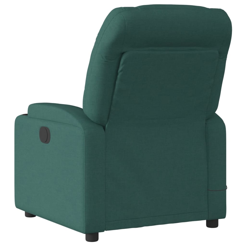 Fauteuil de massage tissu vert foncé