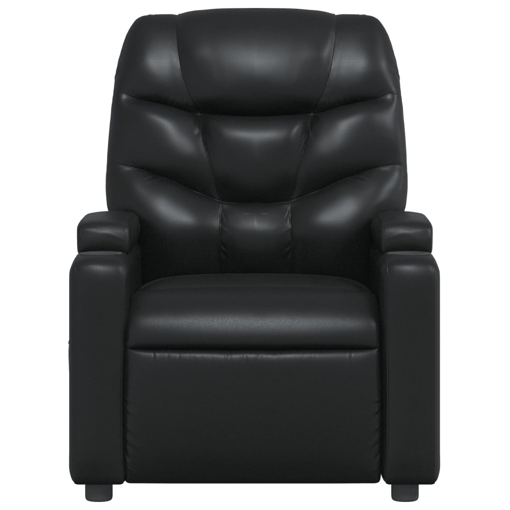 Fauteuil de massage simili cuir noir