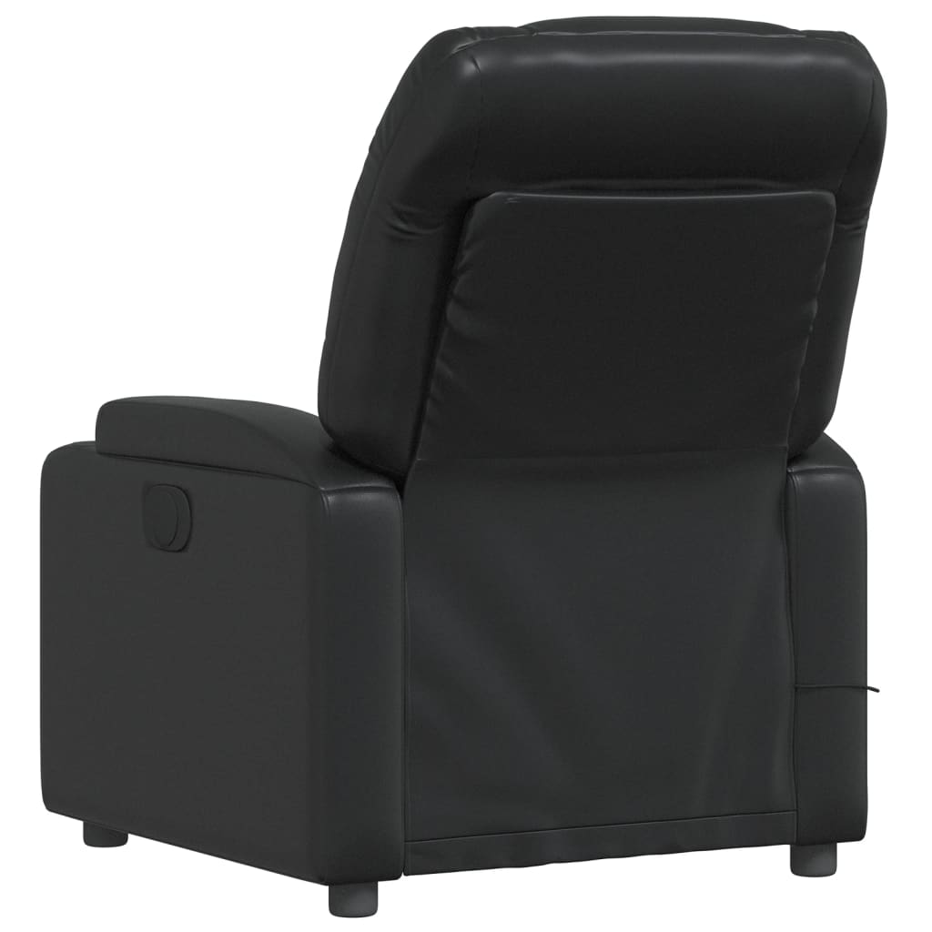 Fauteuil de massage simili cuir noir