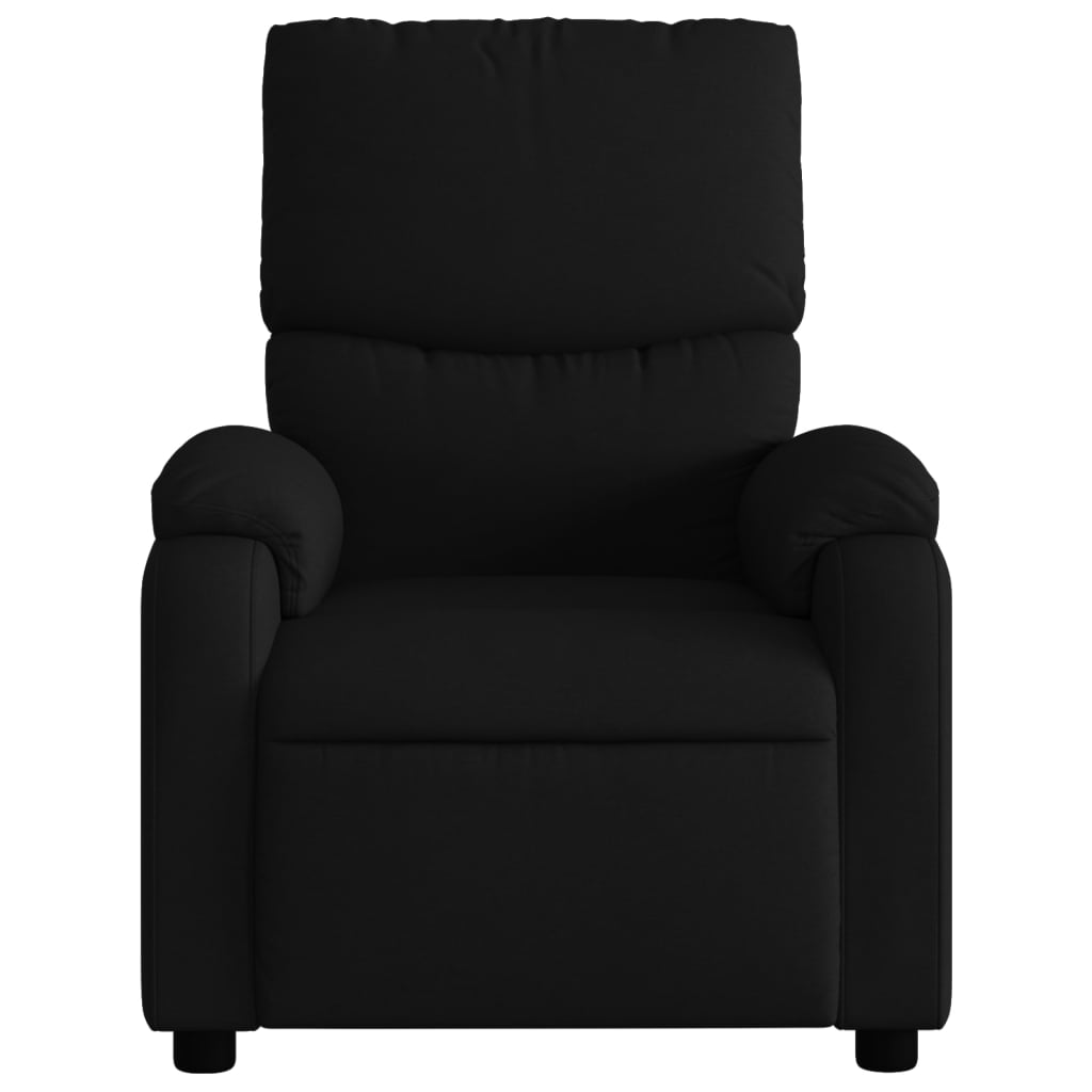 Fauteuil de relaxation tissu noir