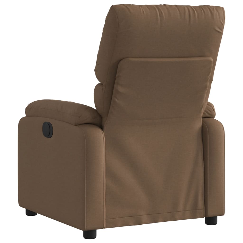 Fauteuil de relaxation tissu marron